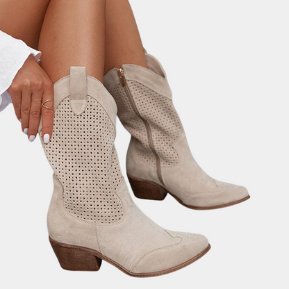 Rosie | Stivali di Pelle Stile Western