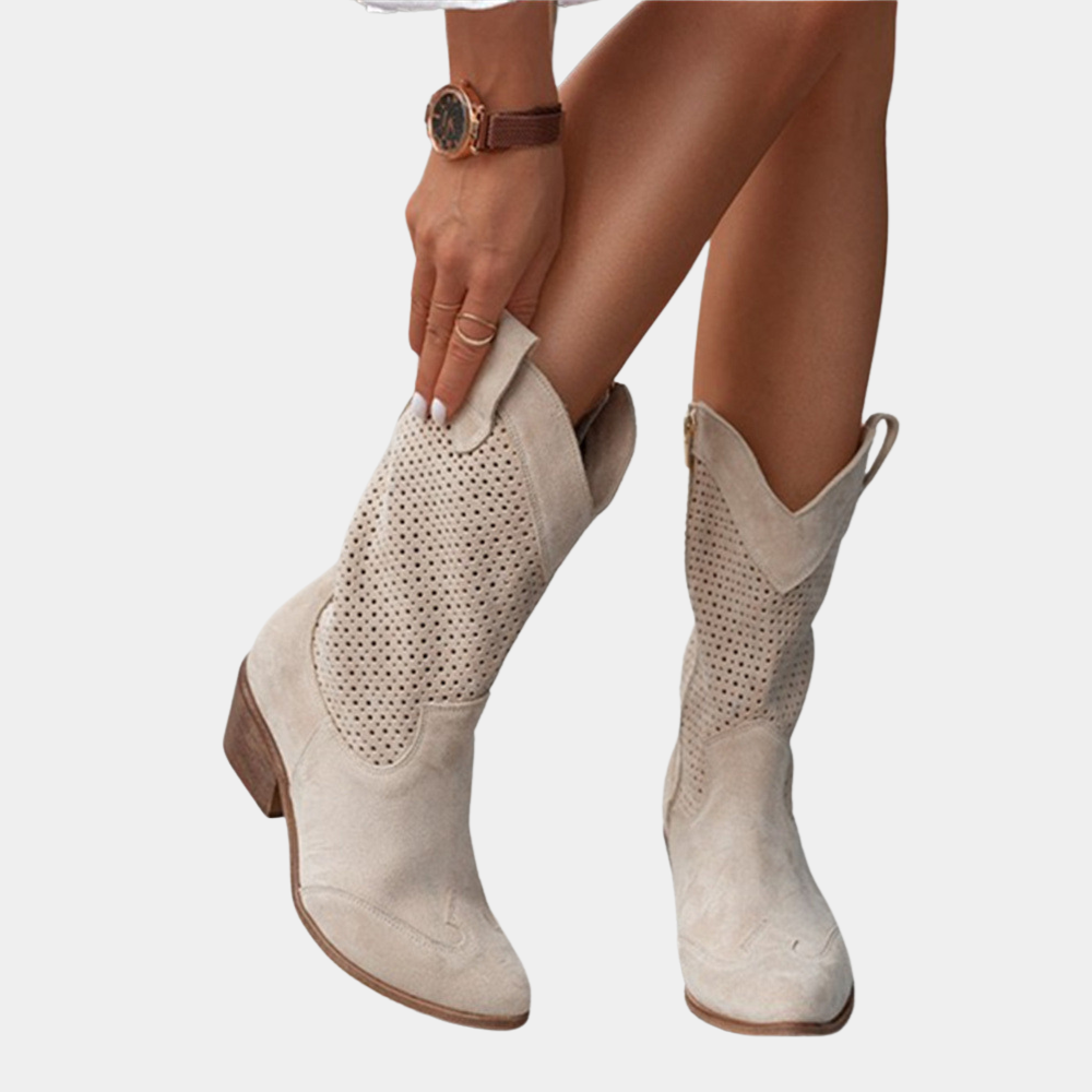 Rosie | Stivali di Pelle Stile Western