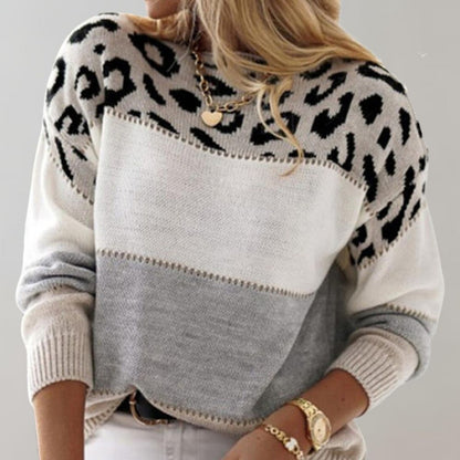 Cheyenne - Felpa Casual con Stampa leopardata