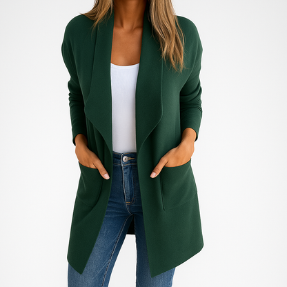EIGONA™ | GIACCA IN MAGLIA CON REVERS CASUAL