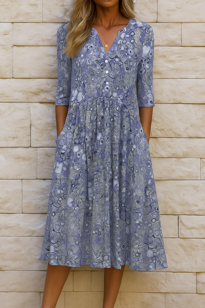 Harlow™ | Abito elegante con scollo a V