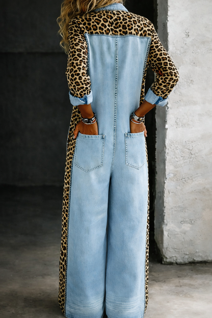 Amanda | Tuta di Denim di Una Pezzo