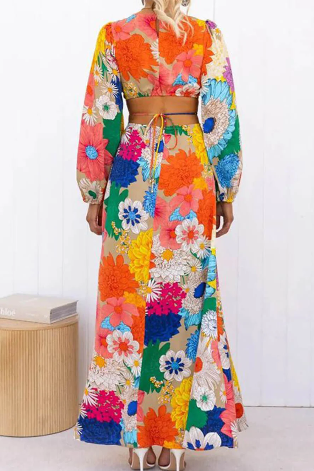 DAISY – ABITO MAXI FLOREALE SOLE