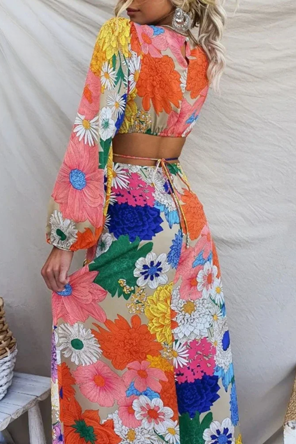 DAISY – ABITO MAXI FLOREALE SOLE