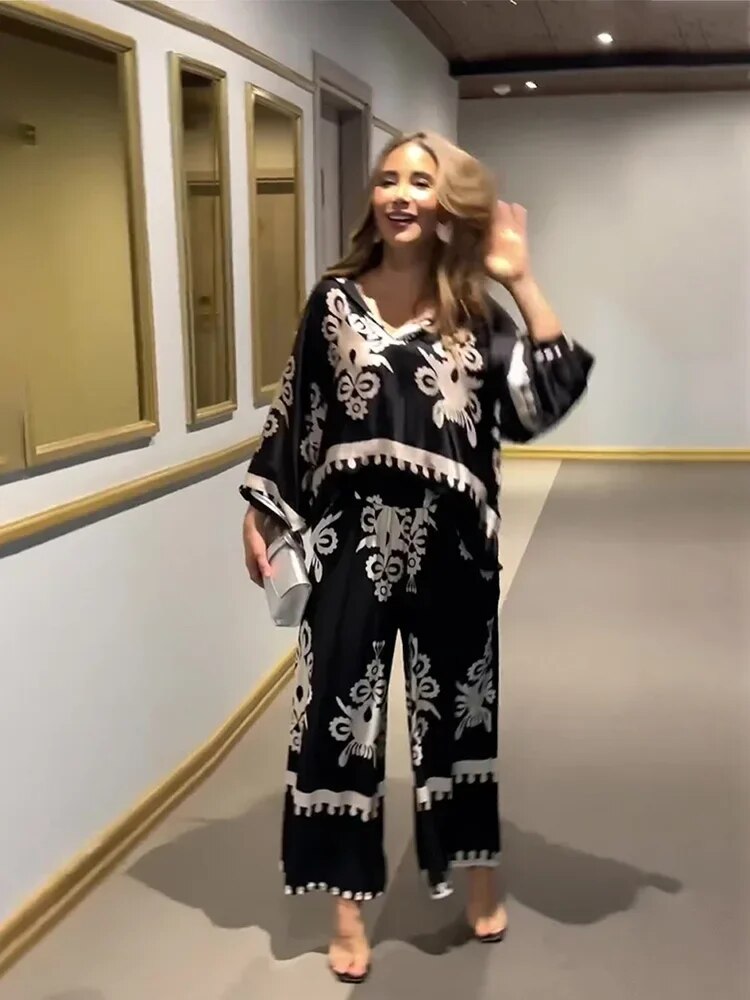 MILANI – SET DI PANTALONI CON IMPRESSIONE IRREGULAR