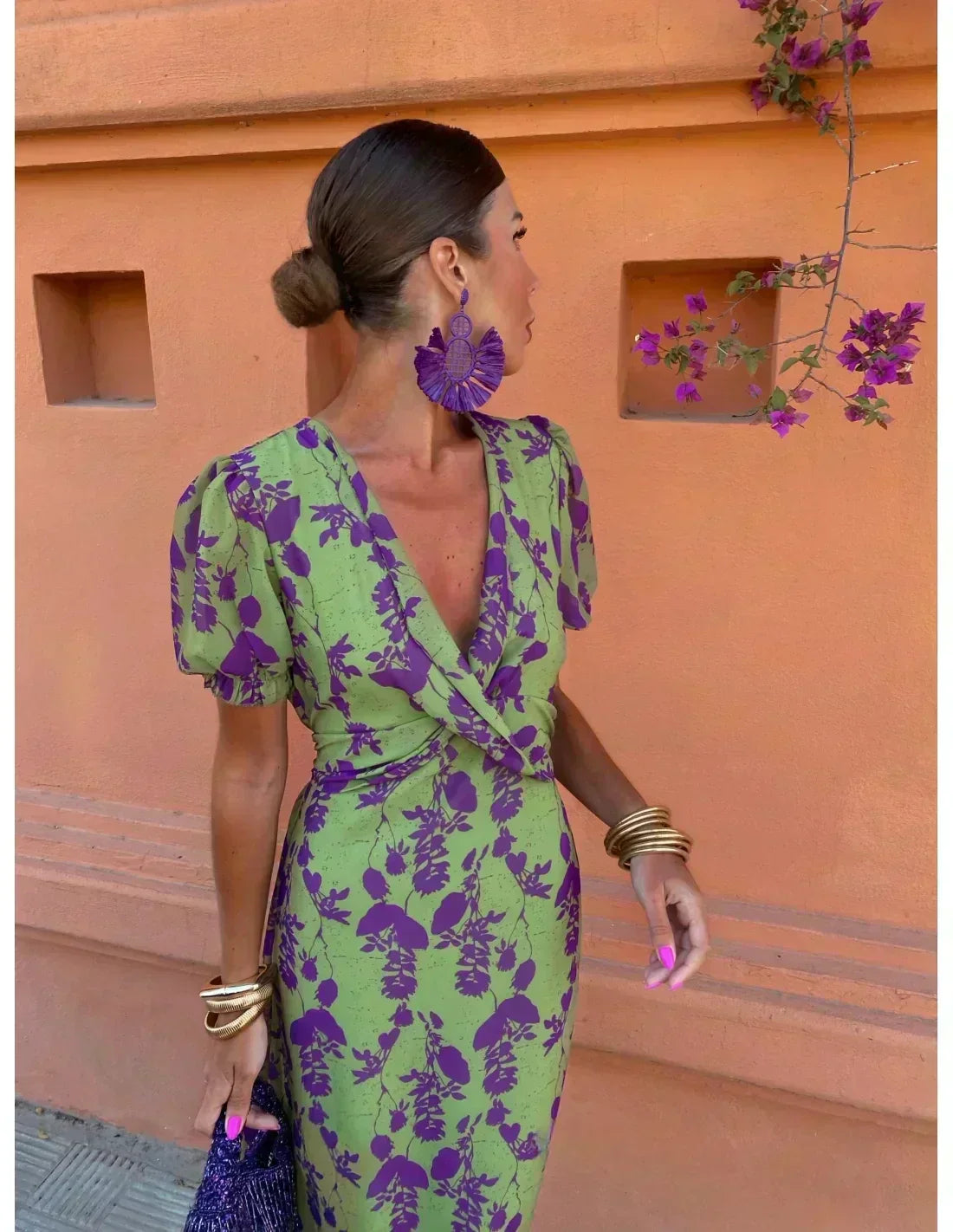 Charlotte | Bello abito impreso da donna