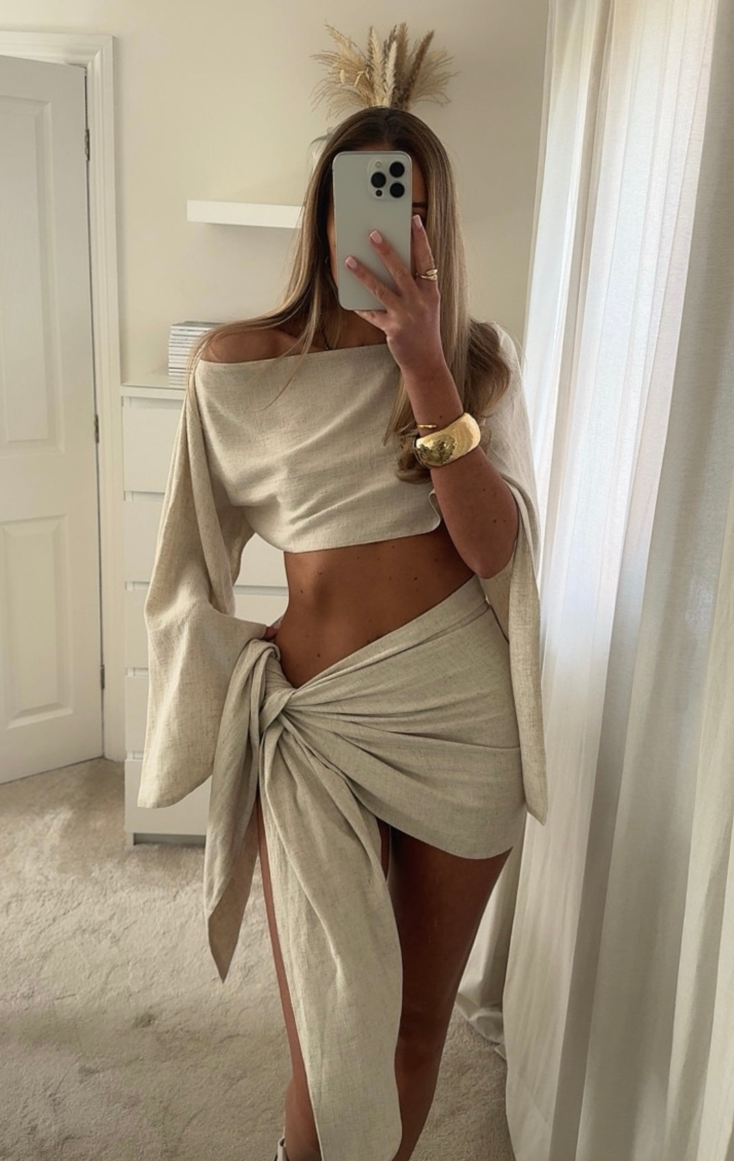Joselyn - Set di Sarong spalle scoperte