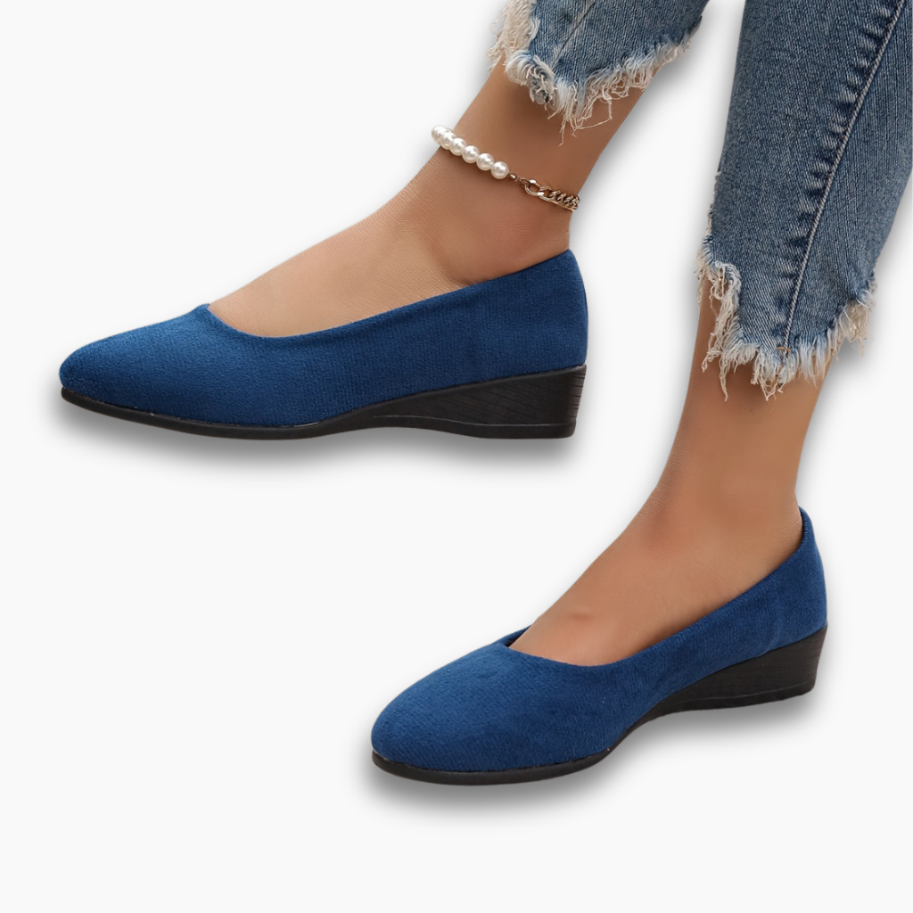 Karina - Scarpe basse di Velluto Morbida