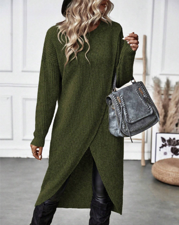 Grace | Abito in maglia di Maglione che Copre l'addome