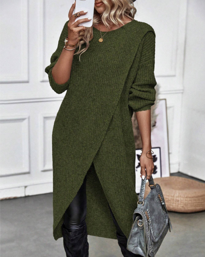 Grace | Abito in maglia di Maglione che Copre l'addome