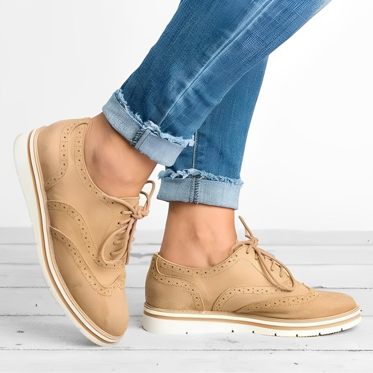 Sloane - Scarpe Oxford con Lacci e Recortes