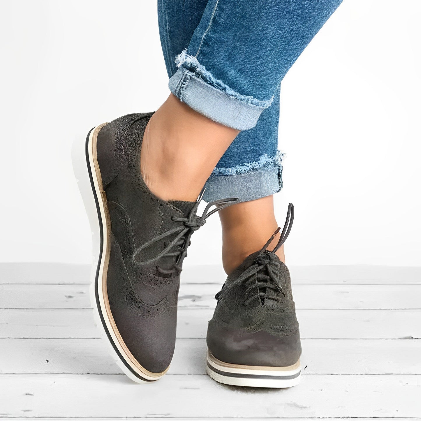 Sloane - Scarpe Oxford con Lacci e Corte