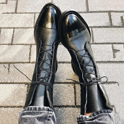 Stivali classici in pelle premium