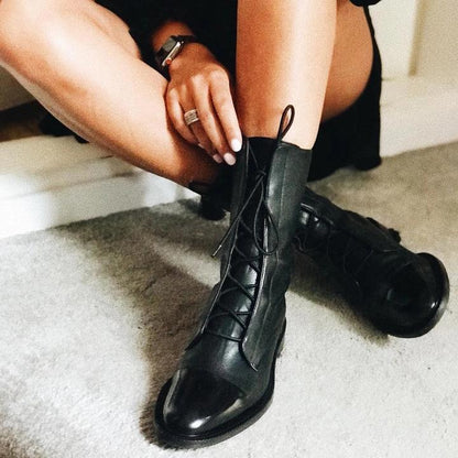 Isabella™ - Eleganti Stivaletti con tacco in pelle vegana