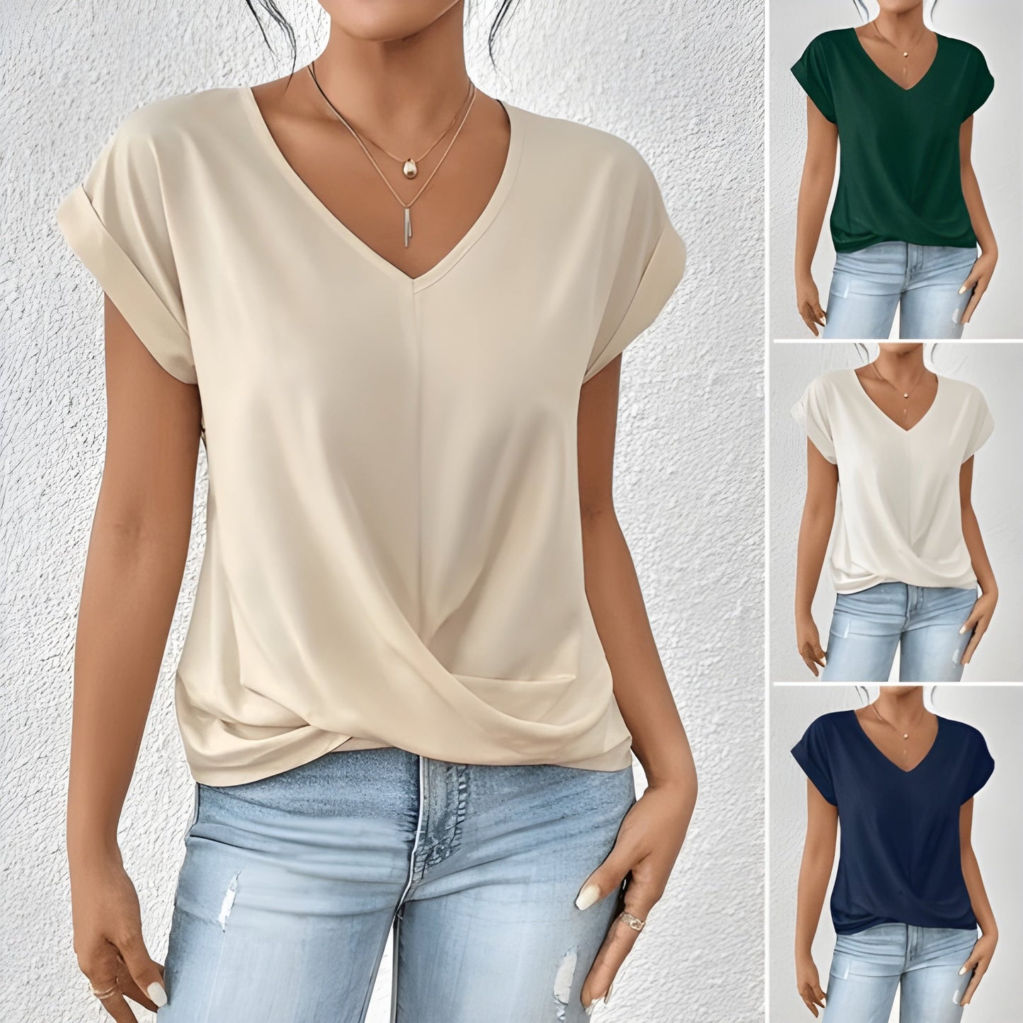 Kathrina | Top con scollo a V e Twist