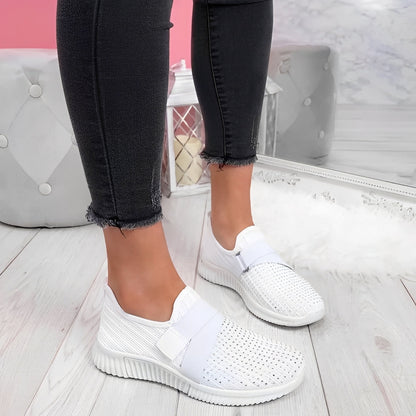 Christine - Scarpe bajos eleganti con cierre di velcro da donna