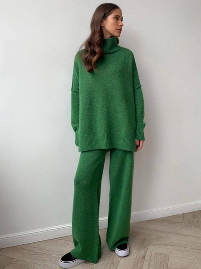 Anne - Set di Maglia con Collo alto