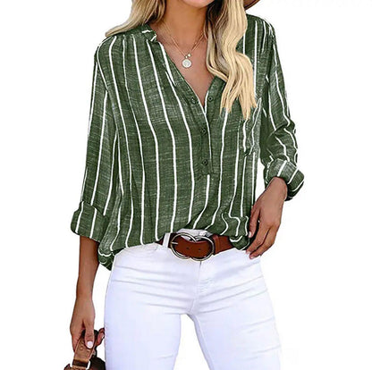 BLUSA ELEGANTE A RIGHE AGATHE I