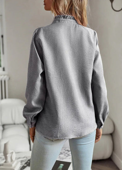 Grace – Blusa con bottoni e Volant