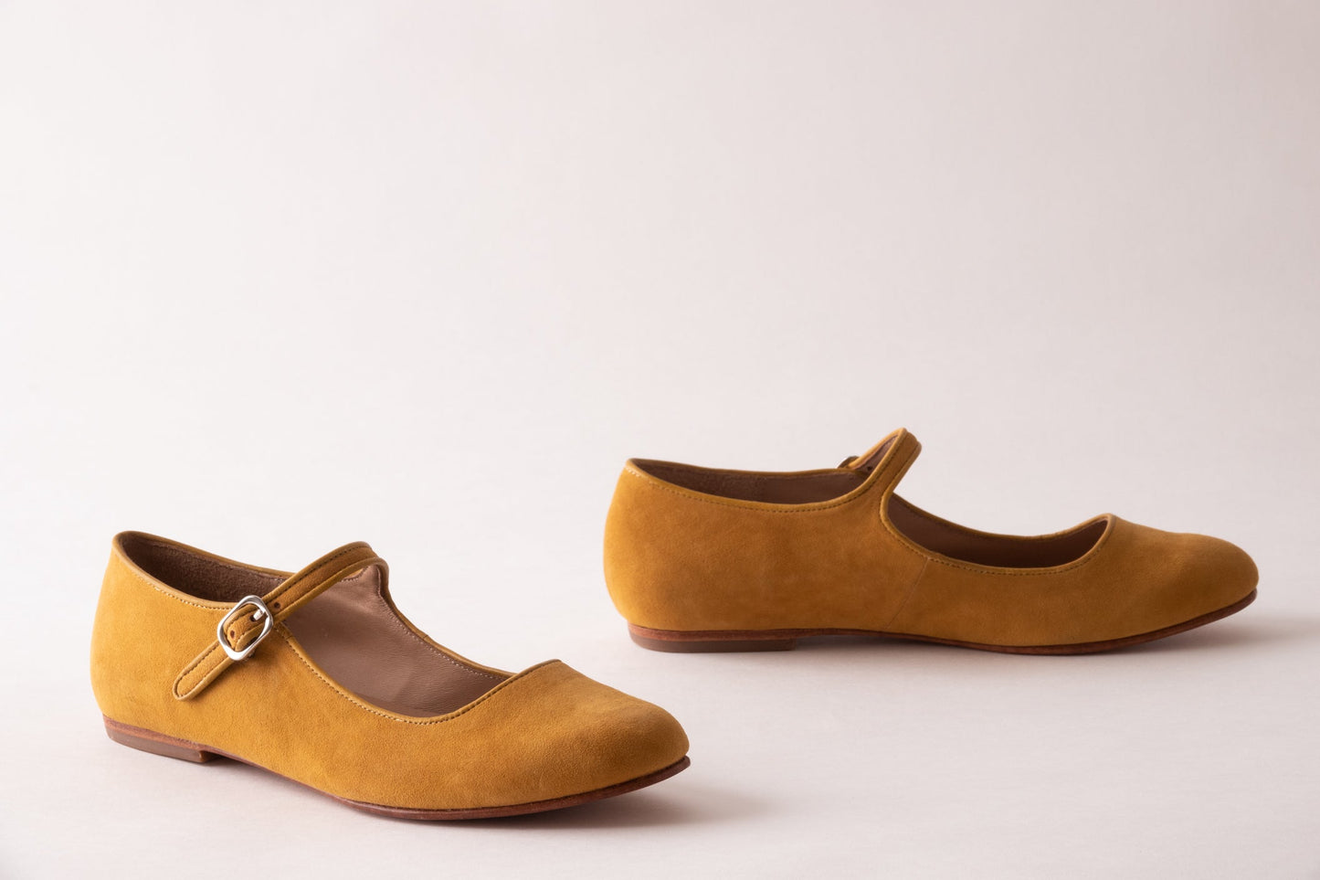 Elena – Mules Mary Jane in camoscio