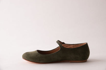 Giulia – Mules Mary Jane in camoscio