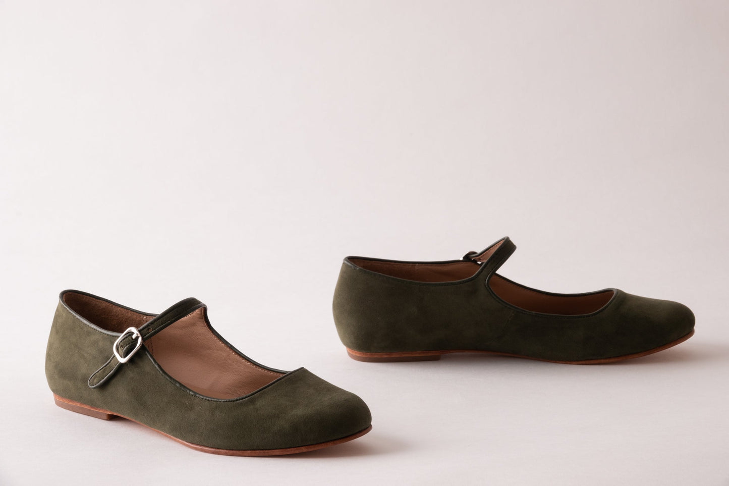 Elena – Mules Mary Jane in camoscio
