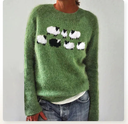 Poppy | Maglione rétro Caldo e morbido