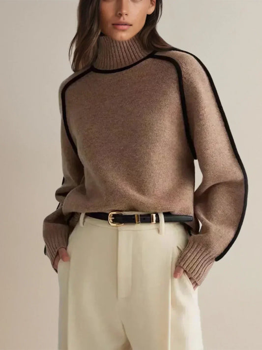 Donna | Maglione Elegante di Collo alto