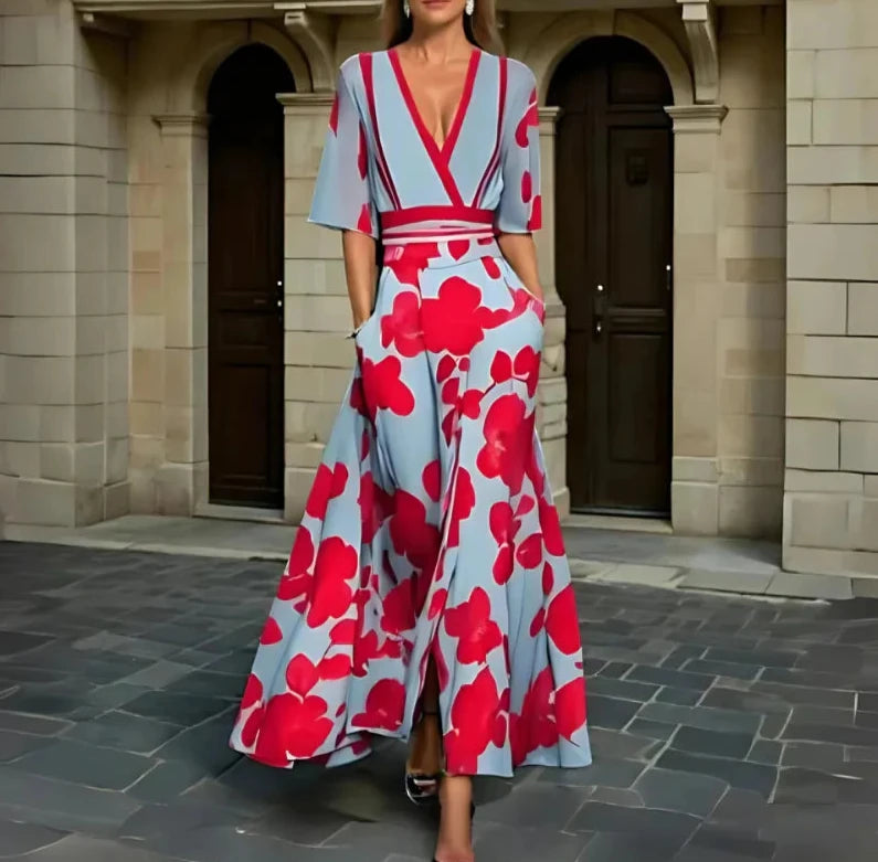 Helena | Abito floreale Elegante