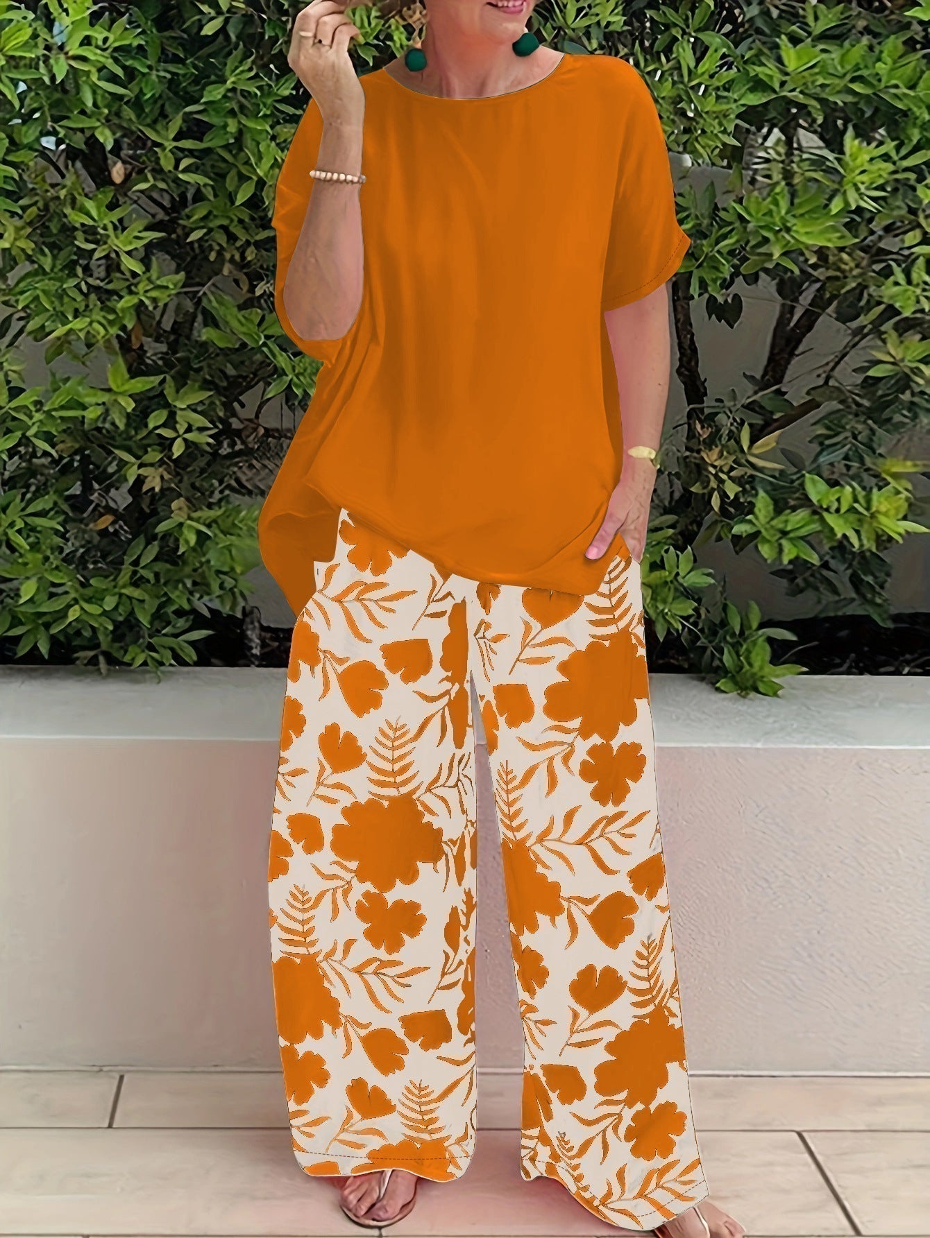Bonnie - Completo floreale elegante per stile e comfort