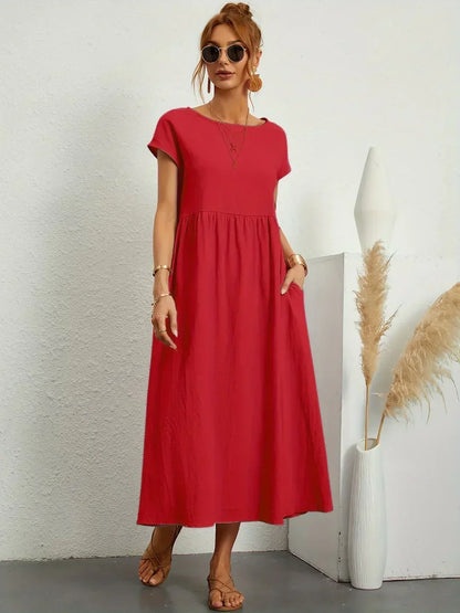 Gabrielle™ | Abito midi Fluido Elegante e Senza tempo