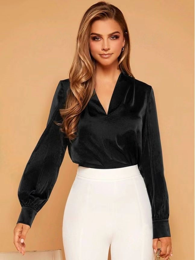 BLUSA CASUAL DI SATIN EMILIE I
