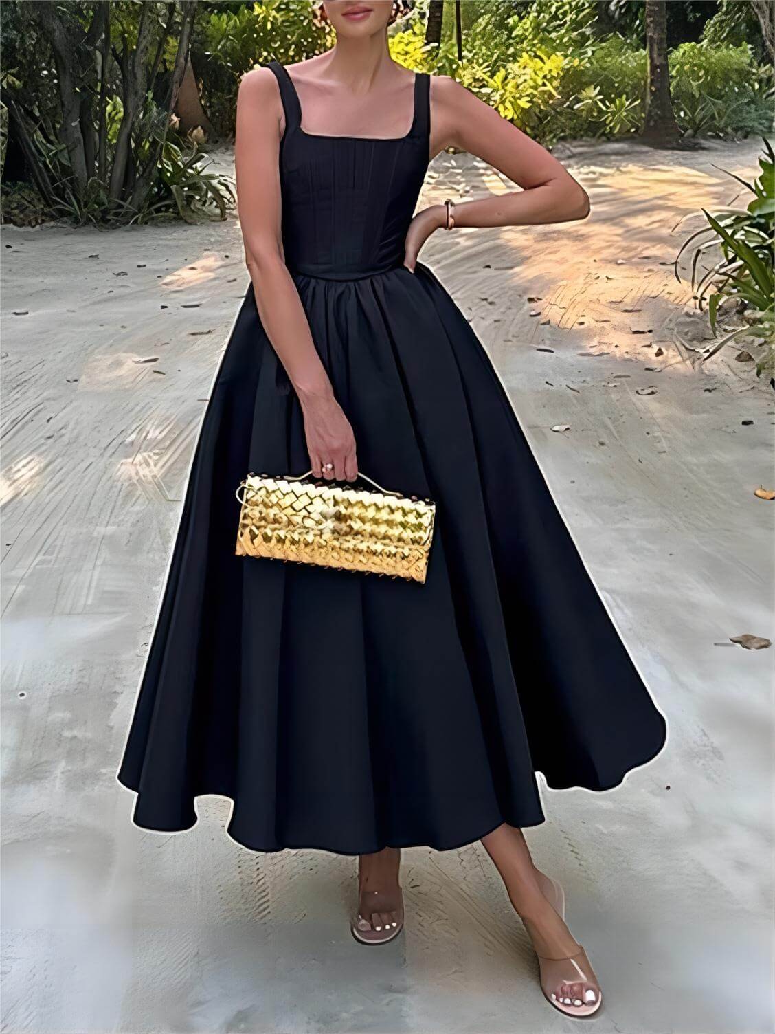 Patricia - Elegante Abito Midi A-Line