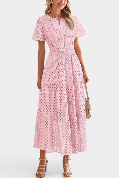Imani Abito maxi in pizzo Ricamo