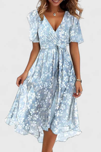 Carene Abito midi con scollo a V