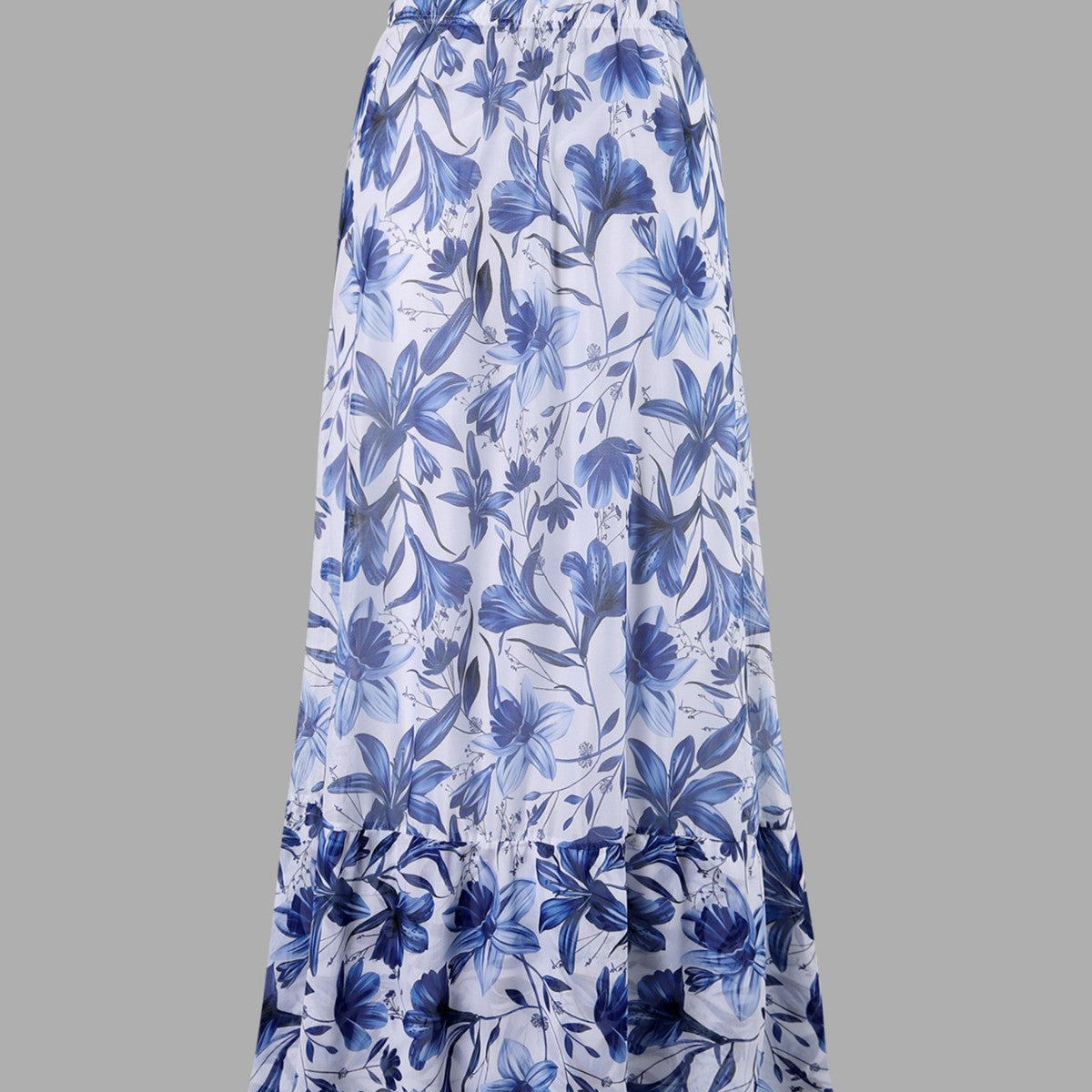EMBERLY – GONNA A PORTAFOGLIO DI PORCELANA BLU E BIANCA