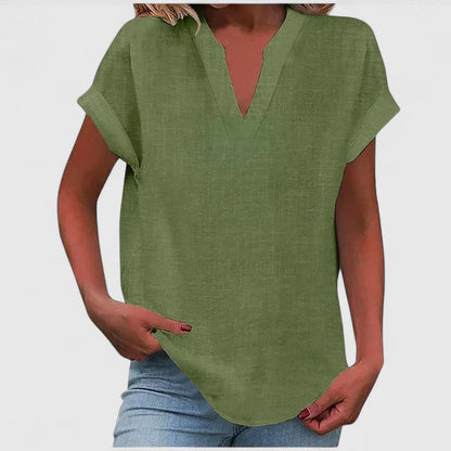 Xavinah | Blusa Comfortevole in V