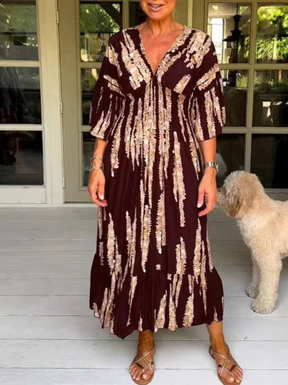 MAELIE – ABITO ESTIVO CON STAMPA TIE-DYE