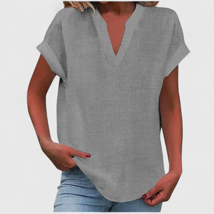 Xavinah | Blusa V-Collo Comoda