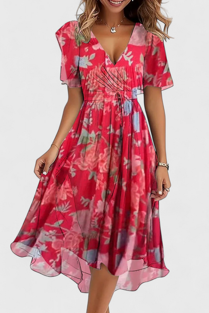 Carene Abito midi con scollo a V