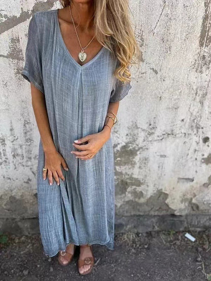 LILIA – ABITO MAXI CASUAL E ELEGANTE DI PRIMAVERA
