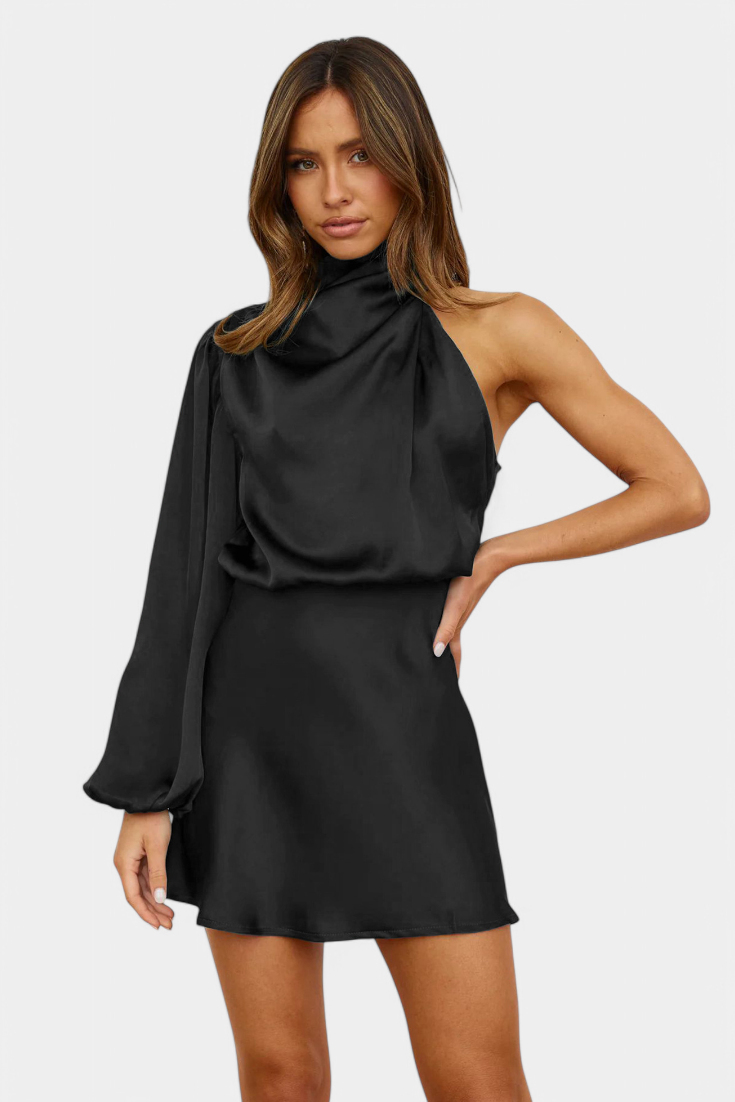 Mara Abito mini Drapado di Monospalla