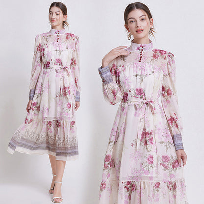 Sarah | Abito elegante di Chifón Floreale
