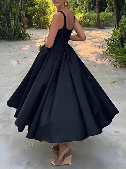 Patricia - Elegante abito midein corte A