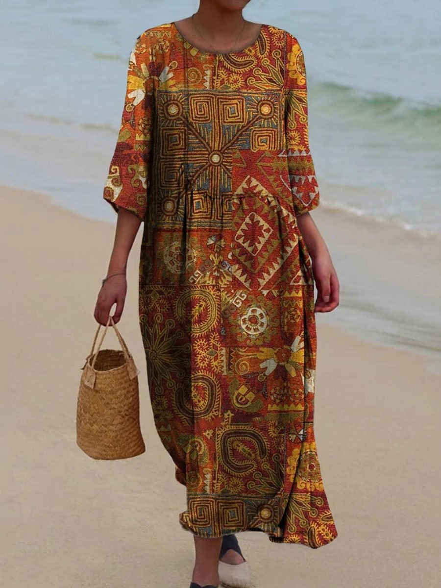 DELILAH – ABITO MAXI DI FIORI AEROSAS