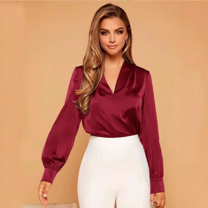 BLUSA IN SÁTEN CASUAL EMILIE I