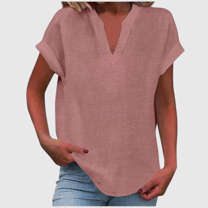 Xavinah | Blusa V-Collo Comoda