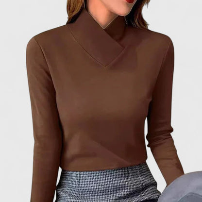 Yulienne | Maglione Elegante con Collo alto