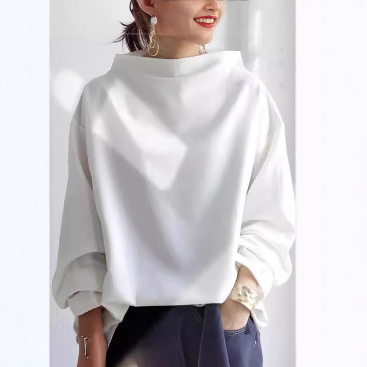 Elly | Top Casual con Collo alto