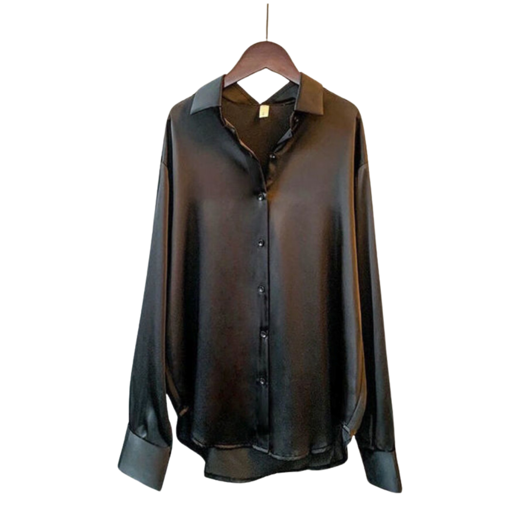 CAMICIA LARGA DI SATIN EDEN